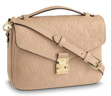 Pochette Metis Monogram Bag - Black, Blue with Red, Dark Rose, Papyrus