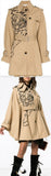 Tiger Print Trench Coat