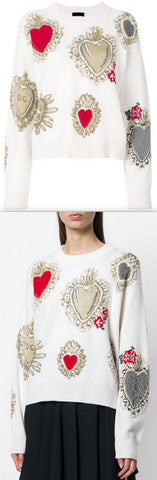 Sacred Heart Knit Sweater