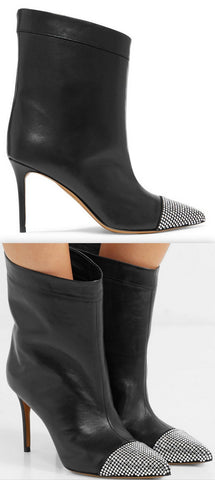 Cha Cha 90 Diamante Leather Boots