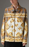 Archive Scarf Print Harrington Jacket