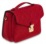 Pochette Metis Monogram Bag - Red, Cream/White, Powder Pink