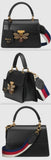 Queen Margaret Small Top Handle Bag, Black