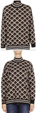Logo Geometric Pullover Sweater