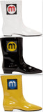 Patent Logo Boots - White, Black or Yellow