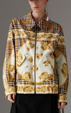 Archive Scarf Print Harrington Jacket