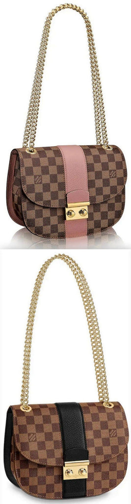 Wight Damier Ebene Canvas Handbag - Magnolia Pink or Black