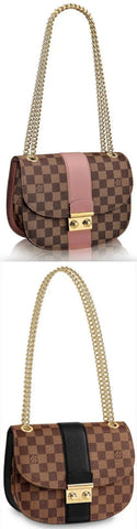 Wight Damier Ebene Canvas Handbag - Magnolia Pink or Black
