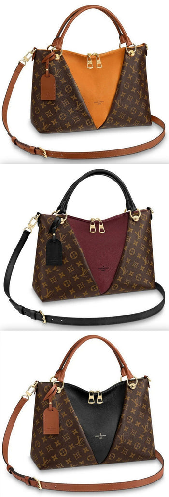 V Tote MM -  Yellow, Red, Black