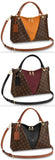 V Tote MM -  Yellow, Red, Black