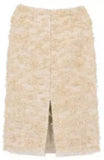 Fringed Tweed Jacket and Skirt Set