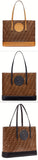Shopping Logo Leather Shopper - Beige or Black