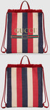 Print Medium Drawstring Backpack