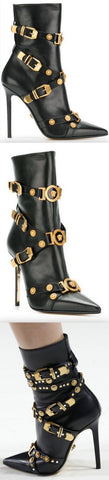 'Tribute' Medallion Buckle Bootie *Limited Stock*