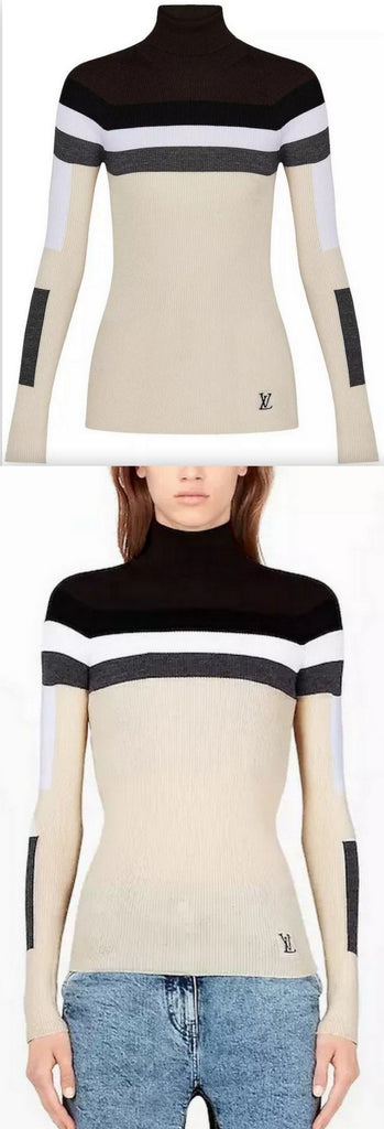 Stripes Instarsia Pullover