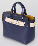 The Small Leather Belt Bag, Regency Blue