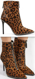 Ari Studded Calf Hair Boots