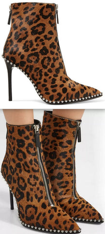 Ari Studded Calf Hair Boots