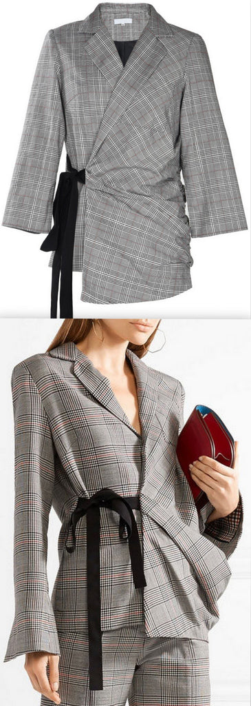 Smart Plaid Jacket