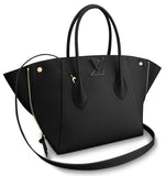 Freedom Leather Handbag, Black