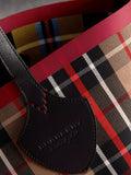 The Medium Giant Reversible Tote in Tartan Cotton