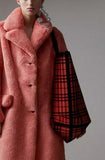The Giant Reversible Tote in Tartan Cotton