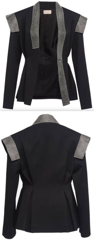 Sequin Asymmetric Cady Blazer