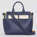 The Small Leather Belt Bag, Regency Blue