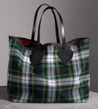 The Giant Reversible Tote in Tartan Cotton