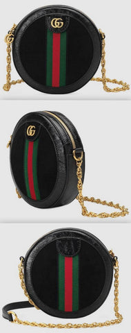 Ophidia Mini Round Shoulder Bag