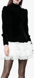 Tulle and Velvet Mini Dress