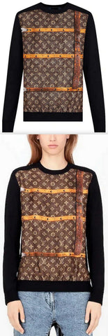 Trunk Print Twill Pullover