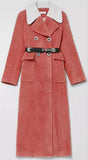 Belted Wool-Blend Coat