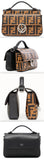 Double Micro Logo Print Baguette