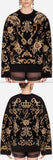 Embroidered Knit Sweater