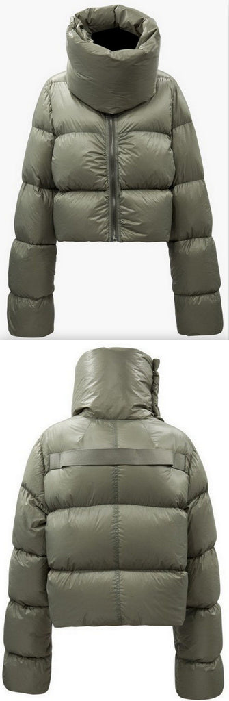 Puffer Jacket with Thick Collar