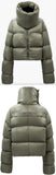 Puffer Jacket with Thick Collar