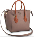 Freedom Leather Handbag - Taupe
