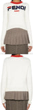 Cropped Logo Knitted Jumper