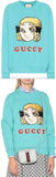 Guccy Embroidered Cotton Sweatshirt