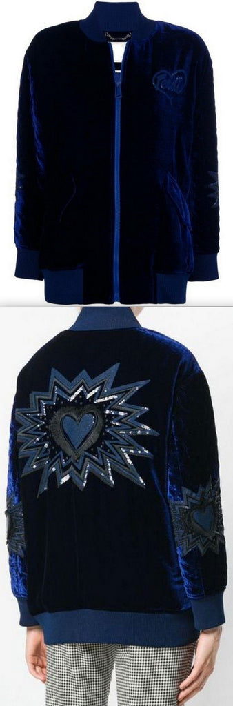 Blue Bomber Jacket