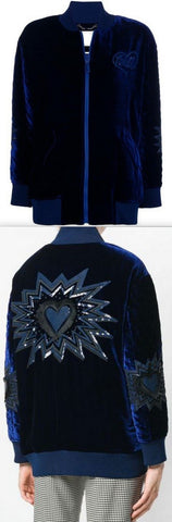 Blue Bomber Jacket