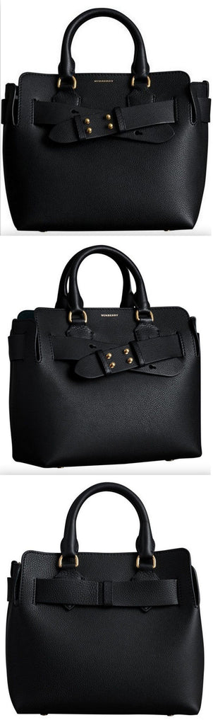 The Small Leather Belt Bag, Black