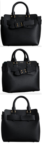 The Small Leather Belt Bag, Black