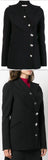 Short Black Wool Coat