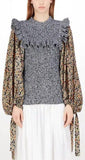 Knit Top with Ruffles