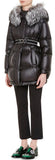 Fox Fur-Trimmed Puffer Jacket