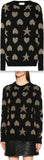 Hearts and Stars Wool Blend Sweater