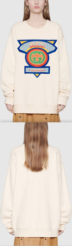 Oversize Sweatshirt with Patch