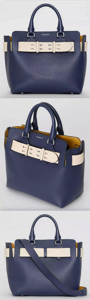 The Small Leather Belt Bag, Regency Blue